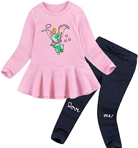 Toddler Baby Girls Clothes Set Long Sleeve Top and Pants 2pcs Outfits