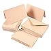 48 Blank Cards with Envelopes, Antique Parchment Weighted Cardstock, Vintage Style, Folded, for Making Greeting, Wedding & Invitation Cards, 4 x 6