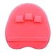 INNERNEED Food-grad Soft Silicone Body Scrubber Shower Cleansing Brush Gentle Exfoliating Bath Glove, SPA Massage Skin Care Tool (Pink)