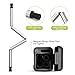Reusable Collapsible Straw,Stainless Steel Reusable Drinking Folding Straws with Hard Case Cleaning Brush and Keychain(Black) Perfect for Travel, Home, Office Or Gift