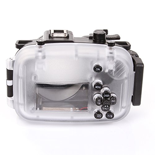 Fotga 40m 130ft Waterproof Underwater Diving Camera Housing Case for Sony A5000 with 16-50mm Lens Camera