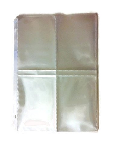 Plastic Pocket Sheets for Trading Cards Book Oversized Dinosaurs Cladogram Album Photo Pages Clade-Gravim Dinosaur