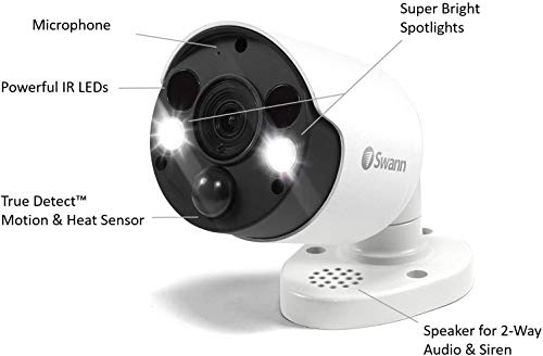 Swann Home Security Camera System, 8 Cameras 8 Channels POE NVR 4K Ultra HD Video Surveillance, Two-Way Audio Indoor… - Image 2