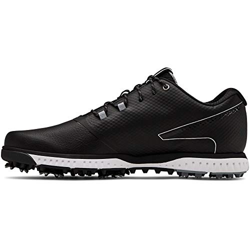 Under Armour Men's Fade RST II Golf Shoe, Black (001)/Steel, 12 M US