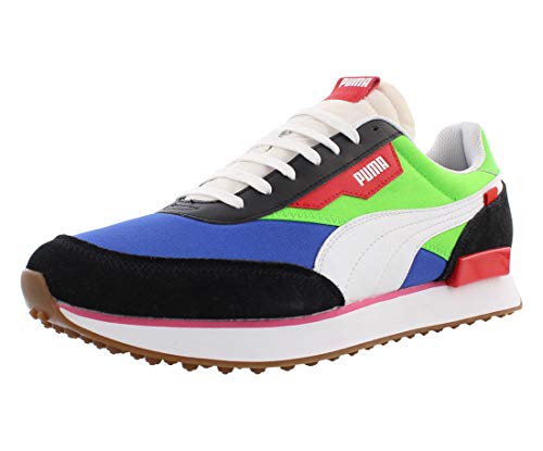 puma future rider blue green