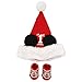 Disney Baby Boys' Hat Sock Set Mickey 1st Christmas