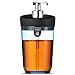 Crippa 4-Piece Turquoise Bathroom Accessories | Bathroom Accessory Set Essentials | Includes Pump Bottle Dispenser, Toothbrush Holder, Tumbler, and Soap Dish | Decorative Bathroom Soap Dispenser Set