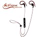 iFox iFE3 Bluetooth Sports Earphones with Built-in Mic for iPhone, iPad, iPod, Android Smartphones, Tablets, Computers, MP3 Players - Sweatproof Wireless Comfort Fit Design with Volume Control