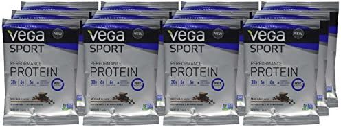 Vega Sport Protein Powder, Mocha, 1.5oz (12 Count) by Vega Sport