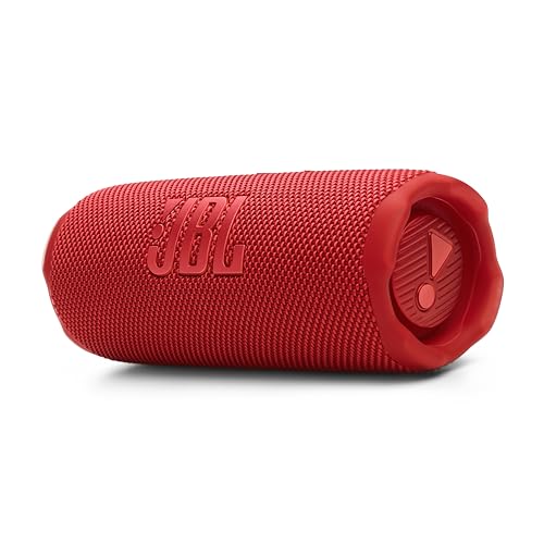 JBL Flip 7 Speaker Bluetooth Portatile Wireless, 16 Ore di Autonomia, Impermeabile IP68, Resistente alla Polvere e Antiurto, Suono JBL Pro con AI Boost, Connessione Multi-Speaker Auracast, Rosso