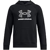 Under Armour boys Rival Fleece Big Logo Print Fill Hoodie