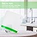Wattne Large 6-pack Reusable Sandwich Bags, Reusable Leakproof Ziploc Kids Snack Bags, FDA Grade PEVA Biodegradable Storage Baggies for Food,Lunch,Make-up( + 3 Metal Straws + 1 Straw Brush) Multicolor