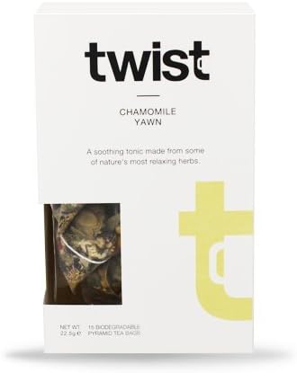 Chamomile YAWN |15 Cornsilk Biodegradable Tea Bags | A Soothing Tonic Made from Some of Nature’s Most Relaxing Herbs