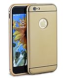 Case&More LuxeCaseGold-1 [Luxe Series] - Extra Slim Perfect Fit Aluminum Bumper - Lightweight Stylish Design - Shock Resistant Apple iPhone 6S/6 - Gold
