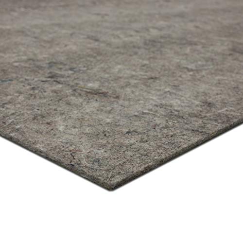 Mohawk Home Dual Surface Rug Pad Utility Solid Grey Rug Pad, 1/4" Thick