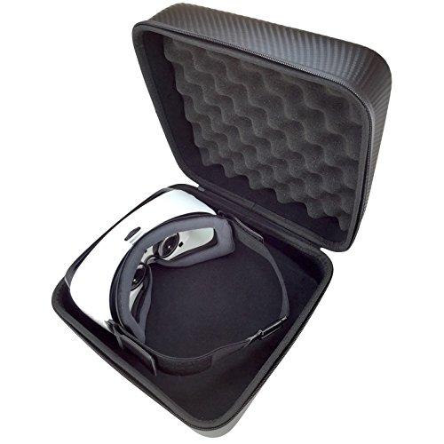 Graphein-VR-Headset-and-Accessory-Case-with-Egg-Crate-Foam-Carbon-Fiber