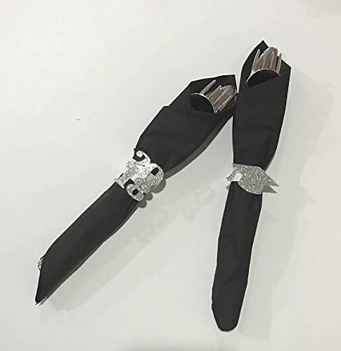 2018 Graduation party cutlery. Wrapped utensils, Graduation party supplies, Napkins with cutlery. Class of 2018 party decor, high School 10 ct cutlery sets