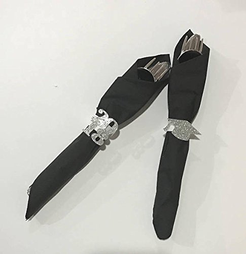 2018 Graduation party cutlery. Wrapped utensils, Graduation party supplies, Napkins with cutlery. Class of 2018 party decor, high School 10 ct cutlery sets