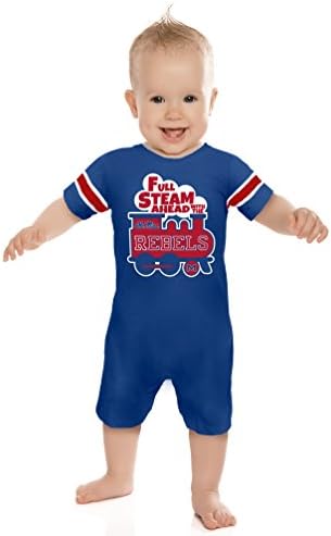 NCAA Mississippi Old Miss Rebels Boys Infant Full Steam Onesie, 12-18 Months, Navy