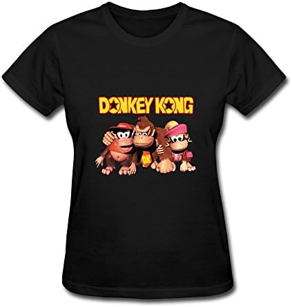 ManrvMtop Women's Donkey Kong Country T-shirt Size M Black