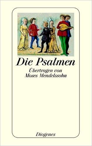 Die Psalmen Ubertragen Von Moses Mendelssohn Amazon De Pape Walter Bucher