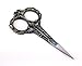 Yueton Vintage Europea Style Plum Blossom Needlework Embroidery Scissors (Bronze)