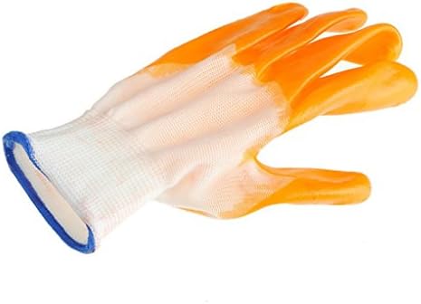 A Pair Rubber Gardening Glove Wearproof Work Protection Gloves Safety Industrial Work Household Work Farm Work