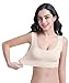 Bluland Women's Yoga Bra Seamless Sleeping Bra with Removable Pads for A-D Cups