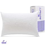 Cushion Lab Extra Dense Adjustable Shredded Memory Foam Pillow for Back, Stomach, Side Sleeper - Sleep Comfort & Neck Support Bamboo Pillow, Oeko-Tex Hypoallergenic Cover, CertiPUR US - Queen Size