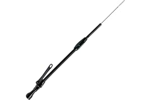 HAHAHA 305 Dipstick 1980-UP SB Compatible with Chevrolet Flexible Engine Oil Dipstick Black.Small Block SBC 265 283 305 327 350 383 400（Black）