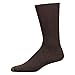 GOLDTOE Men's Fluffies Casual Crew Socks, Brown (3-Pairs), Large