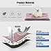SIWA MARY Dog Bed Mat Soft Crate Pad Washable Anti-Slip Mattress for Large Medium Small Dogs and Cats Kennel Pad (42inch,Pink)thumb 4
