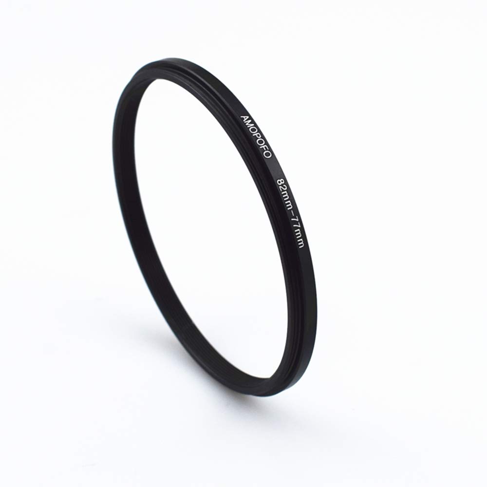 82 to 77mm Camera Filters Ring/82mm to 77mm step down rings Filter Adapter for UV,ND,CPL,Metal step down rings,Compatible with All 82mm Camera Lenses & 77mm Accessories