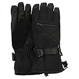 Women's Waterproof Softshell Quilted Winter Gloves