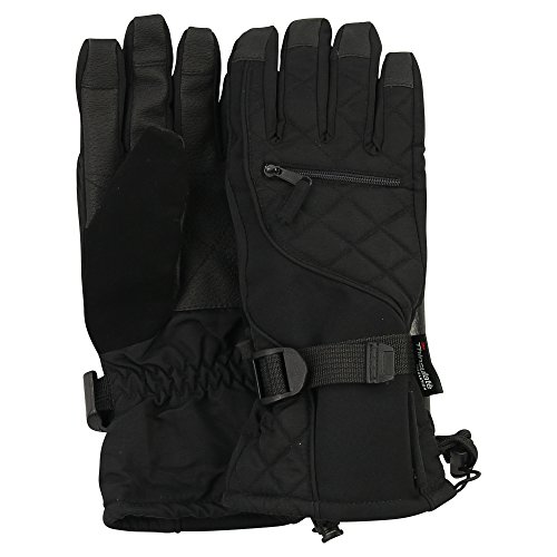 Cold Proof Thermal Glove Women's Waterproof Softshell Quilted Winter