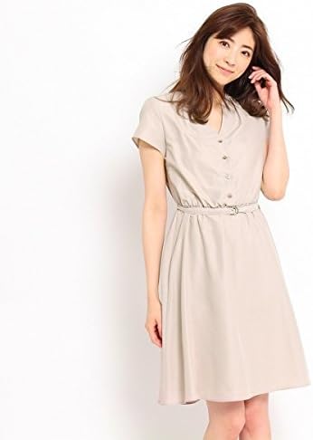 Amazon Co Jp クード シャンス Coup De Chance ワンピース 洗える ベルテッドスキッパーワンピース ライトベージュ 051 36 S 服 ファッション小物