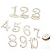 Meetory 1 to 20 Wooden Table Numbers with Holder Base,Wedding Birthday Party Table Decoration