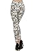 Leggings Depot NEW High Waist Popular Print Women's Leggings Pants (Skull Mania)