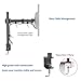 PROMIC Single LCD Monitor Stand Desk Mount Heavy Duty Fully Adjustable Monitor Arm with Tilt and Swivel, Fits Screens up to 27″, 17.6 lbs Capacity (C-Clamp Base)thumb 4