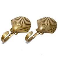 Living Explorers Seashell Brass Hook Small (single unit)