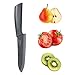Vikilulu Ceramic Chef Knife, 6 Inch Kitchen Knife with Non-Slip Handle (FDA APPROVAL) - Black