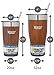 Healthy Human Insulated Stainless Steel Tumbler Cruisers - Travel Cup with Lid & Straw - Vacuum Double Walled Thermos - Idea for Coffee, Tea & Water 32 oz. Harvest Maple