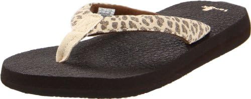 sanuk cheetah flip flops