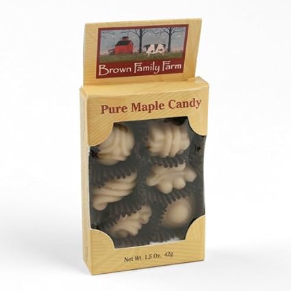 Amazon Com Pure Maple Candy 1 4 Ounce Vermont Maple Leaf Candy Grocery Gourmet Food