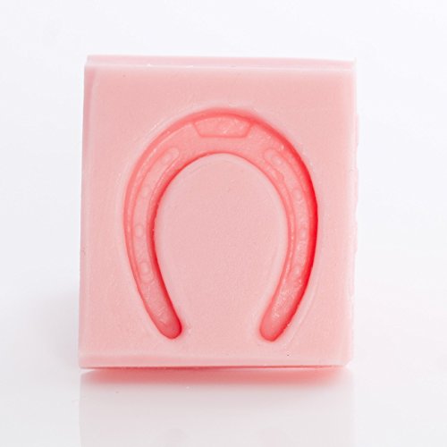 Miniature Horse Shoe Silicone Mold Chocolate, Fondant, Candy, Resin, Clay, Flexible and Easy to Use. Creates a small horse shoe perfect size for earrings. - Thumbnail 3