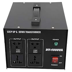 Patioer 1000W Voltage Converter Transformer