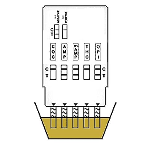 Test multidrogas para la detección de 5 drogas: THC, cocaina ...