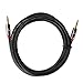 Aux Cable 25Feet Black,SHD 3.5mm Cable Aux Cord Stereo Audio Cable Auxiliary Cable for Car PC Tablet Phone and MP3 Player