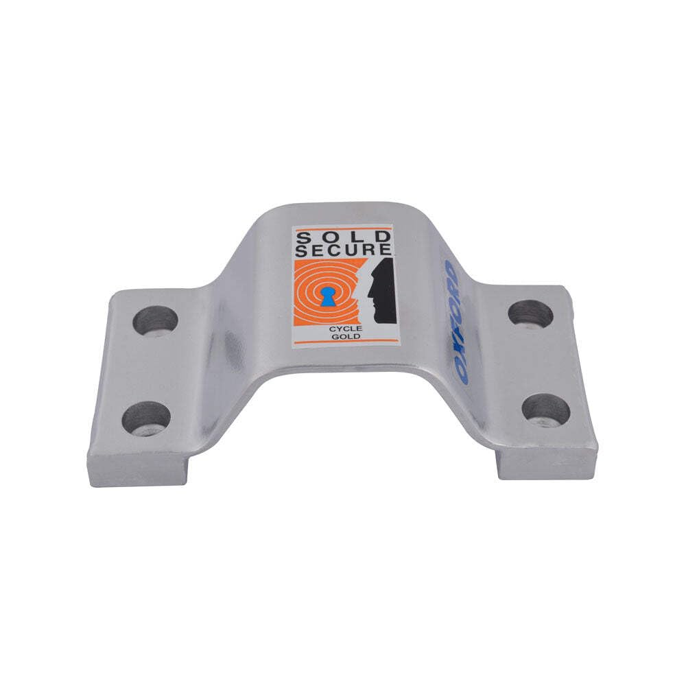 Oxford LK396 Anchor14 Ground Anchor / Wall Anchor. Bike Security., Silver