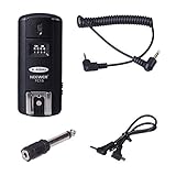 Neewer FC-16 Multi-Channel 2.4GHz 3-IN-1 Wireless Hot Shoe Flash Receiver for Canon and Nikon DSLR Cameras